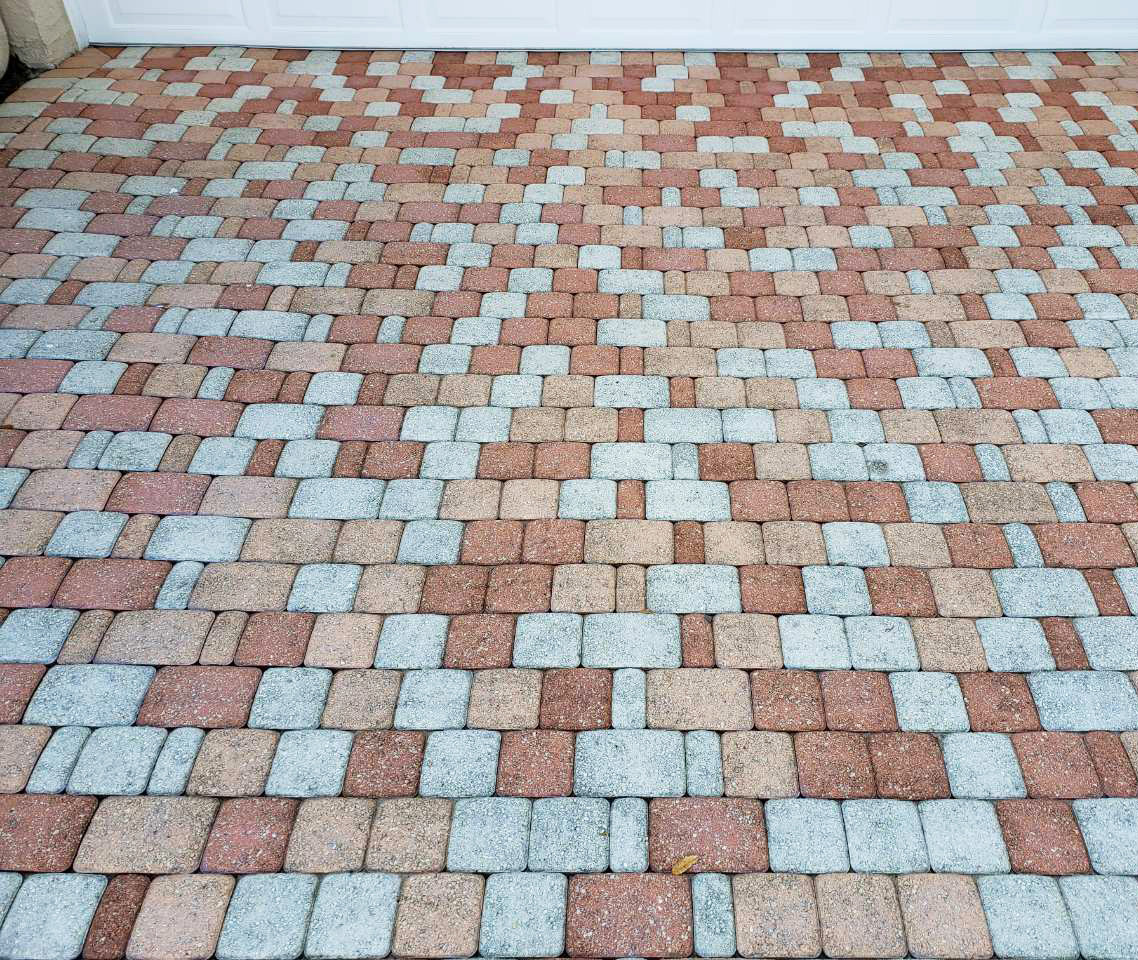 Driveway Pavers Cleaned and Sealed