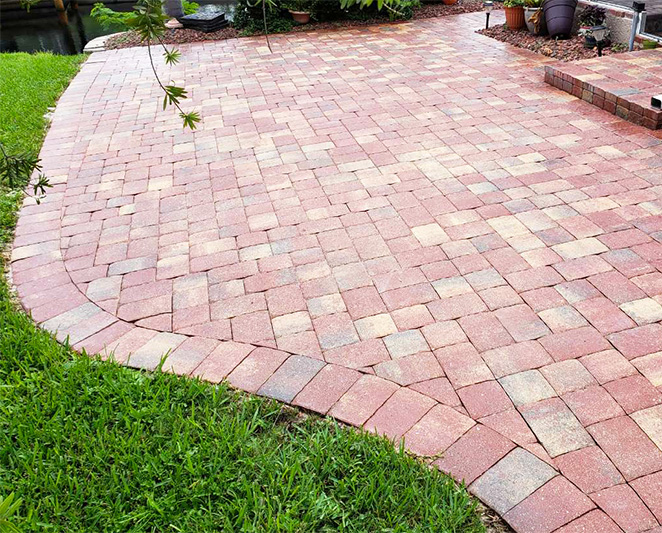 Patio Pavers Cleaned and Sealed